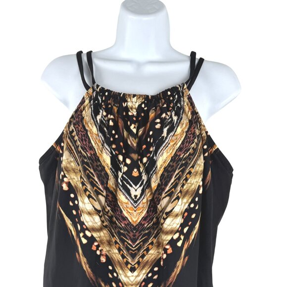 Miraclesuit Tankini Swim Top Size 14 Printed Underwire Beach‎ SW-2060 - Picture 3 of 9